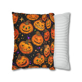 Beautiful Halloween Spun Polyester Square Pillow Case 3
