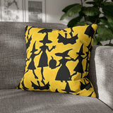 Beautiful Halloween Spun Polyester Square Pillow Case 4