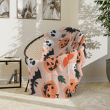 Beautiful Halloween Velveteen Minky Blanket 1