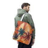Summer Design 05 on Floral Tote Bag - Stylish Eco-Friendly Shopping Bag for Everyday Use