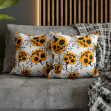 Beautiful Halloween Spun Polyester Square Pillow Case 2
