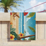 Summer Design 11 on Tropical Sunset Beach Towel - Perfect for Summer Vibes, Pool Parties & Beach Getaways