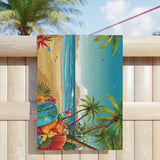 Summer Design 10 on Tropical Sunset Beach Towel - Perfect for Summer Vibes, Pool Parties & Beach Getaways