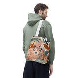 Summer Design 01 on Floral Tote Bag - Stylish Eco-Friendly Shopping Bag for Everyday Use