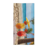 Summer Design 09 on Tropical Sunset Beach Towel - Perfect for Summer Vibes, Pool Parties & Beach Getaways