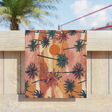 Summer Design 05 on Tropical Sunset Beach Towel - Perfect for Summer Vibes, Pool Parties & Beach Getaways