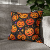 Beautiful Halloween Spun Polyester Square Pillow Case 3