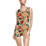 Summer Design 03 on Bohemian Floral Women's Vintage Swimsuit - Retro Style Swimwear for Summer