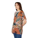 Summer Design 02 on Floral Unisex Cut & Sew Tee - Vibrant Nature Inspired Design for All Occasions