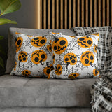 Beautiful Halloween Spun Polyester Square Pillow Case 2
