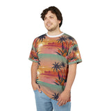 Summer Design 06 on Floral Unisex Cut & Sew Tee - Vibrant Nature Inspired Design for All Occasions