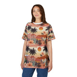 Summer Design 04 on Floral Unisex Cut & Sew Tee - Vibrant Nature Inspired Design for All Occasions