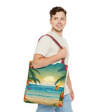 Summer Design 12 on Floral Tote Bag - Stylish Eco-Friendly Shopping Bag for Everyday Use