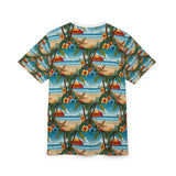 Summer Design 11 on Floral Unisex Cut & Sew Tee - Vibrant Nature Inspired Design for All Occasions