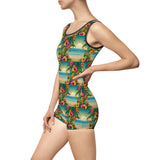 Summer Design 12 on Bohemian Floral Women's Vintage Swimsuit - Retro Style Swimwear for Summer