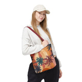 Summer Design 05 on Floral Tote Bag - Stylish Eco-Friendly Shopping Bag for Everyday Use