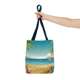 Summer Design 10 on Floral Tote Bag - Stylish Eco-Friendly Shopping Bag for Everyday Use