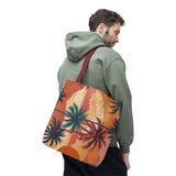 Summer Design 05 on Floral Tote Bag - Stylish Eco-Friendly Shopping Bag for Everyday Use