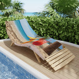 Summer Design 09 on Tropical Sunset Beach Towel - Perfect for Summer Vibes, Pool Parties & Beach Getaways