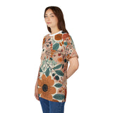 Summer Design 01 on Floral Unisex Cut & Sew Tee - Vibrant Nature Inspired Design for All Occasions