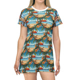 Summer Design 11 on Floral T-Shirt Dress – Boho Chic Style for Everyday Comfort