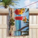 Summer Design 07 on Tropical Sunset Beach Towel - Perfect for Summer Vibes, Pool Parties & Beach Getaways