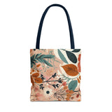 Summer Design 01 on Floral Tote Bag - Stylish Eco-Friendly Shopping Bag for Everyday Use