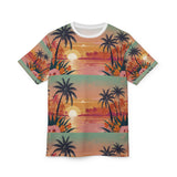 Summer Design 06 on Floral Unisex Cut & Sew Tee - Vibrant Nature Inspired Design for All Occasions