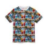 Summer Design 08 on Floral Unisex Cut & Sew Tee - Vibrant Nature Inspired Design for All Occasions