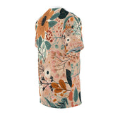 Summer Design 01 on Floral Unisex Cut & Sew Tee - Vibrant Nature Inspired Design for All Occasions