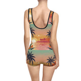 Summer Design 06 on Bohemian Floral Women's Vintage Swimsuit - Retro Style Swimwear for Summer