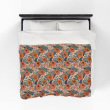 Summer Design 02 on Velveteen Plush Blanket - Perfect for Home Decor and Gifts