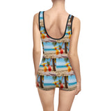 Summer Design 09 on Bohemian Floral Women's Vintage Swimsuit - Retro Style Swimwear for Summer