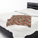 Summer Design 02 on Velveteen Plush Blanket - Perfect for Home Decor and Gifts