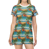 Summer Design 10 on Floral T-Shirt Dress – Boho Chic Style for Everyday Comfort