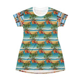 Summer Design 10 on Floral T-Shirt Dress – Boho Chic Style for Everyday Comfort