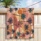 Summer Design 05 on Tropical Sunset Beach Towel - Perfect for Summer Vibes, Pool Parties & Beach Getaways