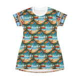 Summer Design 11 on Floral T-Shirt Dress – Boho Chic Style for Everyday Comfort