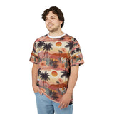 Summer Design 04 on Floral Unisex Cut & Sew Tee - Vibrant Nature Inspired Design for All Occasions