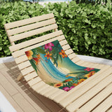 Summer Design 12 on Tropical Sunset Beach Towel - Perfect for Summer Vibes, Pool Parties & Beach Getaways