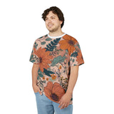 Summer Design 02 on Floral Unisex Cut & Sew Tee - Vibrant Nature Inspired Design for All Occasions