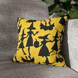 Beautiful Halloween Spun Polyester Square Pillow Case 4