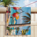 Summer Design 08 on Tropical Sunset Beach Towel - Perfect for Summer Vibes, Pool Parties & Beach Getaways