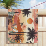 Summer Design 04 on Tropical Sunset Beach Towel - Perfect for Summer Vibes, Pool Parties & Beach Getaways