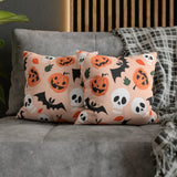 Beautiful Halloween Spun Polyester Square Pillow Case 1