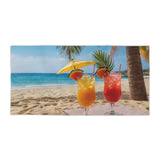Summer Design 09 on Tropical Sunset Beach Towel - Perfect for Summer Vibes, Pool Parties & Beach Getaways