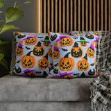 Beautiful Halloween Spun Polyester Square Pillow Case 6