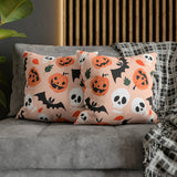 Beautiful Halloween Spun Polyester Square Pillow Case 1