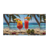 Summer Design 07 on Tropical Sunset Beach Towel - Perfect for Summer Vibes, Pool Parties & Beach Getaways