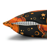 Beautiful Halloween Spun Polyester Square Pillow Case 3